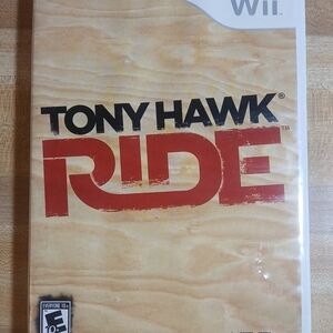 Tony‎ Hawk Ride for Wii - Red and Tan Cover